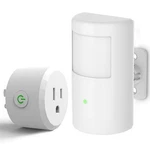 Motion Sensor Switch With Outlet, Asofty Pir Wireless White New. Price: $28.88.