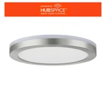 Ce 12 In. Led Flush Mount Smart Cct And Rgb Selectable Brushed Nickel New. Price: $39.99.