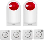Strobe Siren Panic Alarm Button With Light For Home Caring Loud Outd New. Price: $330.75.