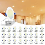 Volisun 24 Pack Inch Recessed Lighting, 5CCT Led With Juncti... New. Price: $202.37.