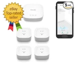 Yolink Water Leak Starter Kit: Hub + 4 Sensor (105 Db Siren), Lora Long-r New. Price: $71.36.