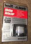 Brinkmann Home Security Wireless Motion Detector Mdl # 829-5720-0 New Sealed. Price: $19.99.
