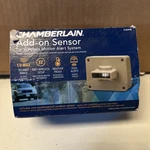 Chamberlain Wireless Motion Alert Add-on Sensor Cwpir 1/2 Mile Range Waterproof Open. Price: $85.00.