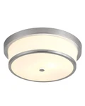 Miaomeio 12 Inch Flush Mount Ceiling Light, 2-LIGHT Brushed Nickel New. Price: $84.99.