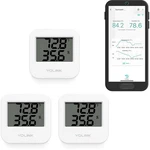 Smart Wireless Temperature & Humidity Sensor, 3-PACK, Wide White New. Price: $62.99.