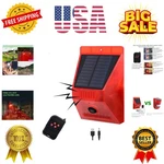 Solar Outdoor Motion Sensor ALARM-129DB Loud Siren Lamp Noise Maker, 4 Workin... New. Price: $32.79.