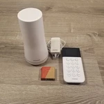 Simplisafe Keypad Wall Mount, Door Sensor, Base Station Gen 3 Wireless Used. Price: $39.95.