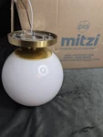Mitzi Lamp Stella Semi Flush Mount Ceiling Light Aged Brass Msrp $174 Used. Price: $140.00.