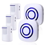 Motion Alarm,wireless Driveway Indoor 2ALARMS+3SENSORS, White New. Price: $49.81.