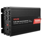 1500W Power Inverter, 12V Dc To 120V Ac Pure Sine Wave Car Charg. Price: $136.33.