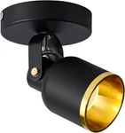 Aisilan 7W Black & Gold Led Dimmable Ceiling Spotlight 180 Adjustable 3000K New. Price: $76.99.