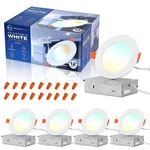 12PK 4INCH 5CCT Led Recessed Lighting, Color Temperature Light, 10-100... New. Price: $181.06.