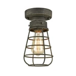 Tengiants Farm Rustic Ceiling Light Fixture Small Metal Caged New. Price: $42.99.