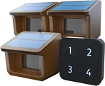 Htzsafe 1/2 Mile Solar Power Driveway Alarm System Receiver + 3 Sensors New. Price: $119.99.