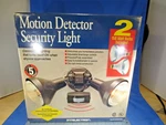 Intelectron Motion Detector With Security Light W/ 2 Bulbs (new Sealed Box!). Price: $39.99.