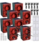 Qualirey 8 Pcs Solar Outdoor Motion Sensor Alarm Animal New. Price: $79.99.