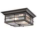 Westinghouse 6578400 Orwell 2 Light Outdoor Flush Mount Fixture Orb&glass Open. Price: $49.00.