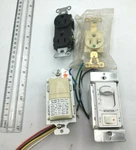 Lot Of 4 Convertible Occupancy Sensor, Solid State Fan & Light Control, 2 Outlet New. Price: $55.00.