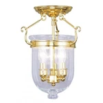 Livex Lighting Jefferson Ceiling Mount Polished Brass New. Price: $253.99.