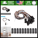 Patikil Magnetic Reed Switch 10 Pack Wired Recessed Door Window Sensor Brown New. Price: $63.99.