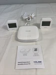 Yolink Smart Wireless Temperature & Humidity Hub And 2 Sensors Wide Range Used. Price: $36.99.
