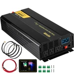 Vevor Pure Sine Wave Inverter Power 2500W DC12V To AC120V Lcd. Price: $154.90.