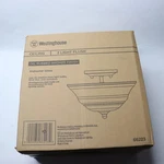 Westinghouse Wensley 2-LIGHT Interior Semi-flush Ceiling Fixture White 66223 Open. Price: $27.60.