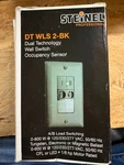 Steinel Dual Tech Wall Switch Occupancy Sensor # Dt Wls 2-BK New. Price: $75.00.