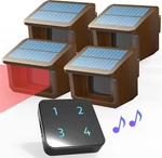 Htzsafe 1/2 Mile Solar Power Driveway Alarm System Receiver + 4 Sensors New. Price: $139.99.