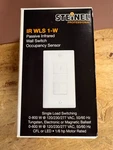 Steinel Passive Infrared Wall Switch Occupancy Sensor # Ir Wls 1-W New. Price: $75.00.