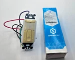 Sensorworx SWX-123-D-IV Wall Switch Occupancy Sensor, Dimming, 120/277V, Ivory New. Price: $93.94.