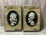 Halloween Animated Talking Skull Portraits Lights And Voice Motion Sensor Video Used. Price: $50.00.