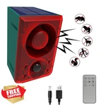 Qxmh Solar Motion Alarm Outdoor Dog Bark Gunshot 130DB Loud New. Price: $40.94.