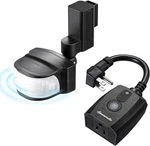 Motion Sensor Outlet, Indoor Outdoor Plug Adjustable Sensi New. Price: $45.11.