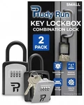 Lock Box Portable 5.78IN 4 Digit Combination 2 Pack Gray RRLB00001 Rudy Keys New. Price: $89.99.