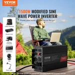 Modified Sine Wave Inverter, 1500W, Fcc Certified. Price: $107.75.