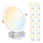 Parmida (12 Pack) 8 Inch Ultra-thin Led Recessed Ceiling Light With Junction ... New. Price: $181.65.