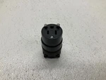 Leviton 000-515CR 125 Rubber Grounding Plug Black 000515CR (tbi) Used. Price: $13.49.