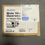 Sloan EBV89A-M-CD Side Mount Single Flush Op Infrared Sensor Bright Chrome (2) New. Price: $399.99.