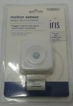 Iris Alarm Motion Sensor Model #MOT901 Item 0388557 (B1-E4) New. Price: $15.00.