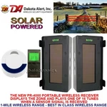 Dakota Alert SBA-4000 Break Beam Driveway Alarm + 1 PR-4000 Portable Receiver New. Price: $299.98.