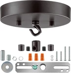 Qc Ceiling Light Canopy Kit - 6" Fixture Cover Plate For Chandeliers (black) New. Price: $20.99.