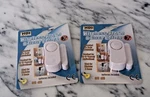 Hdi Home Security Wireless Alarm Door Chime Battery Operated Set Of 2 New In Pac. Price: $18.00.