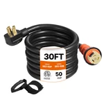 Vevor Generator Power Cord 30FT Locking Connector 125/250V 50AMP Extension New. Price: $146.97.