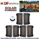 Dakota Alert SBA-4000 Break Beam Driveway Alarm + 3 Sets Solar Wireless Sensors New. Price: $639.97.