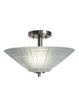 GH15496LED-P40 Dale Tiffany Houston Crystal Semi-flush Mount Fixture Open. Price: $99.99.