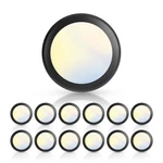 Ecoeler 5/6 Black Led Ceiling Disk Light, Dimmable Surface Mount New. Price: $93.75.