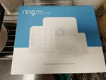 Alarm Home Security Kit 8-PIECE, 24/7 Monitoring, Alexa Compatible, White New. Price: $150.00.