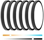 6PK 15.8" Dimmable Slim Led Ceiling Light, 32W, 3200LM, Cct Selectable, Black New. Price: $166.99.