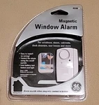 New Ge Magnetic Window Alarm 45109 No Wiring, For Indoor Use, 120DB Sound. Price: $15.99.